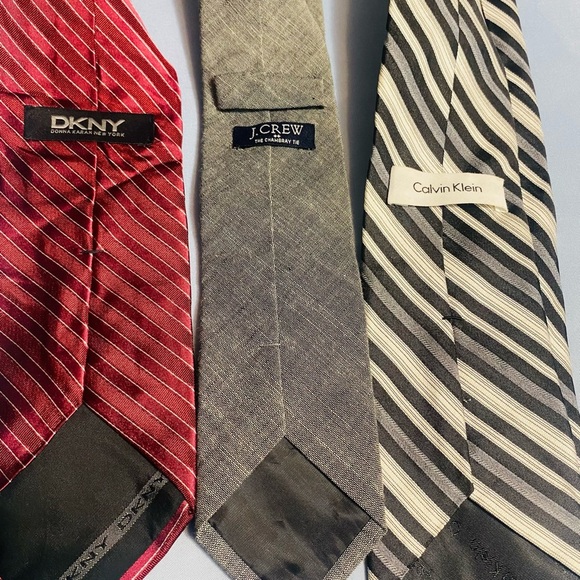 J. Crew Red and Gray Silk Ties Collection - Picture 1 of 9